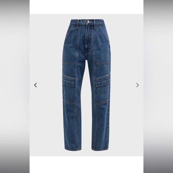 Agolde Cooper Relaxed Straight Cargo Jeans - Picture 3 of 4